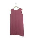 Sマックスマーラ 'S Max Mara ノースリーブ ワンピース タイト ひざ丈 ピンク ポケット付き