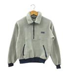パタゴニア Patagonia 80s ハーフジップフリース プルオーバー USA製 三角タグ ヴィンテージ グレー S