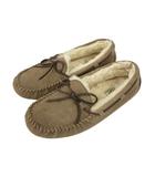 アグ オーストラリア UGG australia OLSEN オルセン 1003390 モカシンシューズ ムートン ローファー ボア 26cm グレージュ系 靴