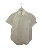 トリココムデギャルソン tricot COMME des GARCONS ブラウス 白 ホワイト 無地 半袖 フィッシュテール トップス 透け感 薄手 M