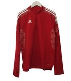 アディダス adidas CONDIVO21 トレーニングトップ ハーフジップシャツ L カットソー プリント レッド 赤 トップス