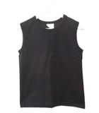 チノ CINOH ノースリーブTシャツ 38 カットソー ネイビー 混 トップス