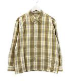 GRAPHIC CHECK COTTON 579-0150607 チェック ボタンシャツ L ライトベージュ系 長袖 トップス