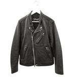 ダブル ライダースジャケット 3191070 革ジャン M 黒 ブラック ジップアップ レザージャケット アウター