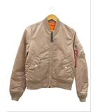 アルファ ALPHA MA-1 フライトジャケット 長袖 ピンク M 上着 アウター