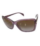プラダ PRADA サングラス SPR14P パープル系 ブラウン系グラデーション アイウェア セルフレーム ☆AA★