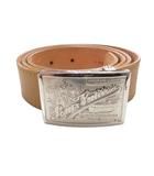 ルイヴィトン LOUIS VUITTON サンチュール ジーンズ ベルト レザー 80 32 ベージュブラウン系 M6815U ☆AA★