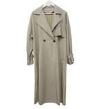 バックプリーツトレンチコート S ベージュ系 アウター 上着