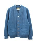 ヴィンテージ VINTAGE キャンパス CAMPUS 60s フィッシャーマン ニットカーディガン ラグジュアリーライン ブルー S