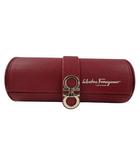 サルヴァトーレフェラガモ Salvatore Ferragamo ウォッチケース 時計ケース トラベルウォッチケース ガンチーニ ワインレッド