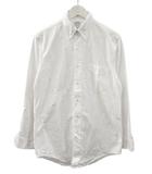 ブルックスブラザーズ BROOKS BROTHERS ボタンダウンシャツ ボタンシャツ 15 1/2-33 白 ホワイト 無地 長袖 トップス