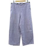 ヴィンテージ VINTAGE フランス軍 海軍 60s  ラミーリネン セーラーパンツ ワイドストレート ミリタリー ブルー