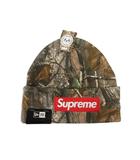 シュプリーム SUPREME 25FW New Era Box Logo Beanie Reaitree AP Camo ニューエラ ボックスロゴ ビーニー リアルツリーカモ柄  ニット帽 ブラウン系 帽子 総柄 ヘッドウェア ☆AA★