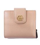 グッチ GUCCI GGマーモント レザー コンパクトウォレット 二つ折り財布 ピンク ☆AA★