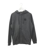 アンダーアーマー UNDER ARMOUR ジップアップパーカー L  裏起毛 カットソー フーディ グレー トップス