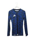 アディダス adidas グラフィック プラクティスジャージー プラクティスシャツ KPW05 プラシャツ S 長袖 Tシャツ カットソーブルー 青 トップス