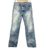 アナクロノーム anachronorm デニム パンツ 30 ジーンズ ブルー系 ダメージ USED ボトムス