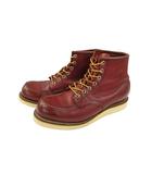 レッドウィング REDWING 98年 8875 香港返還モデル アイリッシュセッター モックトゥ ブーツ 7.5E 犬タグ 赤茶 ヴィンテージ