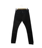 ギャップ GAP デニムパンツ スキニー ボトムス ブラック 黒 グレー 無地 28x30