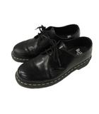 ドクターマーチン DR.MARTENS 1461 WHITE STITCH 3eye 24757001 3ホール ホワイトステッチ シューズ UK8 黒 ブラック レザーシューズ ブーツ 革靴