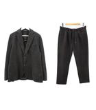 チルコロ1901 CIRCOLO1901 セットアップ ジャケット パンツ 50 ブラック 黒 スーツ スウェット