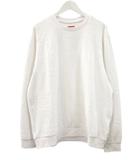 シュプリーム SUPREME Jacquard Logo Crewneck ジャガード ロゴ クルーネック スウェット XL 白 ホワイト 長袖 トレーナー トップス ☆AA★