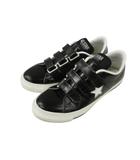 コンバース CONVERSE ONE STAR J V-3 ワンスター 24.5cm 黒 ブラック スニーカー シューズ 靴
