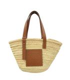 ロエベ LOEWE バスケットバッグ 327.02.S92 アイボリー かごバッグ トート ハンド BAG カバン 手提げ鞄 ☆AA★