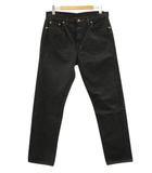 リーバイス Levi's EURO ユーロ 615 ブラック デニムパンツ 後染め W38 オレンジタブ