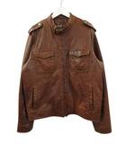 ウィルソンズ レザー WILSONS LEATHER ライダース ジャケット L 茶 ブラウン