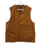 ビームスプラス BEAMS+ ポリエステルワークベスト 38-06-0055-791 SIZE L 茶色 ブラウン ジレ トップス