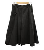 ワイズ Y's Y's BORN PRODUCT COTTON TWILL FRONT PANEL POCKET SKIRT YH-S82-002 コットン ツイル フロントパネル ポケット スカート 1 黒 ブラック ロングスカート ボトムス
