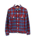リーバイス Levi's ヘビーネル チェックシャツジャケット M レッド ブルー 長袖 アウター