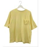 ロンハーマン Ron Herman Tシャツ パイル地 半袖 黄色 イエロー S トップス