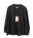 グリーンレーベルリラクシング ユナイテッドアローズ green label relaxing ミルフィーユフレアブラウス FREE ブラック 黒 トップス シャツ 長袖 2025AW