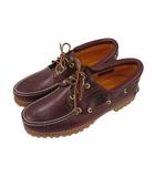 ティンバーランド Timberland TRAD HS 3 EYE 50009 3アイ モカシン デッキシューズ 28cm バーガンディ レザーシューズ 本革 革靴