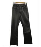 ショット SCHOTT ATOMIC GARAGE コラボ レザーパンツ ブーツカットパンツ USA製 ブラック W30