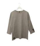 アヴィレックス AVIREX ビッグロゴ 七分袖 L Tシャツ ロンT  カットソー プリント グレー トップス