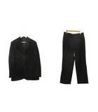 チャップス CHAPS セットアップ テーラードジャケット パンツ ウール ピンストライプ ブラック 黒 上下セット シングル スーツ
