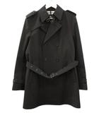 バーバリーブラックレーベル BURBERRY BLACK LABEL ボンディング トレンチ コート L ブラック 黒 アウター 上着
