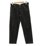 ショット SCHOTT オールドヒッコリー デニムパンツ ワークパンツ 36 ブラック OLD HICKORY DENIM PANTS