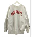 チャンピオン CHAMPION 90s 刺繍タグ リバースウィーブ スウェット OHIO オハイオ大学 プリント XL グレー ヴィンテージ トレーナー