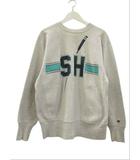 チャンピオン CHAMPION 90s 刺繍タグ リバースウィーブ スウェット L グレー STONE HARBOR 両面プリント USA製 ヴィンテージ トレーナー