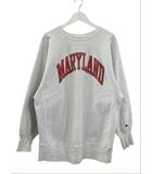 チャンピオン CHAMPION 90s 刺繍タグ リバースウィーブ スウェット MARYLAND 両面プリント XL グレー トレーナー ヴィンテージ