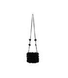 トゥービーシック TO BE CHIC ミニショルダーバッグ ポシェット フラワー リボン ブラック 黒 かばん 鞄 BAG
