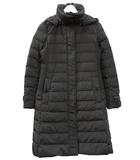 バーバリー ロンドン BURBERRY LONDON ダウンコート 38 ブラック 黒 アウター 上着 フード付き