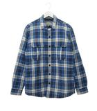 エルエルビーン L.L.BEAN プリマロフト 中綿 シャツ ジャケット S-REG チェック 青 ブルー 上着 トップス アウター 298234