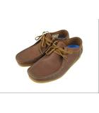 クラークス clarks シェイカー2ラン SHACRE II RUN  ワラビー レザーシューズ ブラウン UK6