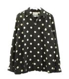 ワコマリア WACKO MARIA DOTS HAWAIIAN SHIRT L/S ドット ハワイアンシャツ 長袖 L ブラック 黒 トップス 24AW ☆AA★