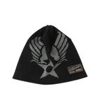 アヴィレックス AVIREX DP AX EX AVIREXMARK KNIT ビーニー ニットキャップ ニット帽 帽子 ヘッドウェア ブラック 黒